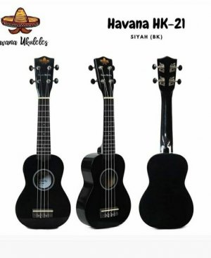 Havana HK-21 Soprano Ukulele Siyah